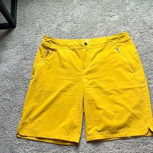 Title nine board shorts - mustard yellow